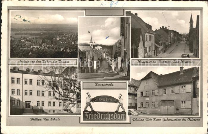 Friedrichsdorf Taunus Hauptstrasse Philipp Reis Haus Erfindung des Telefons
