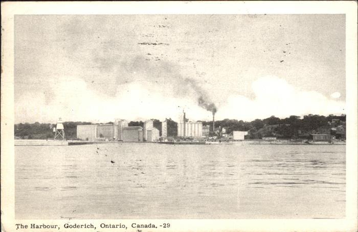Goderich  Harbour Ontario