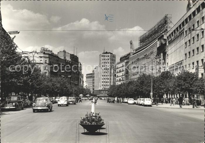 Belgrad Serbien Strassenpartie