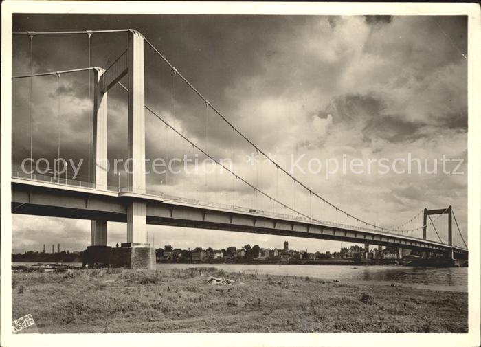 Koeln Rhein Koeln Muehlheimer Haengebruecke