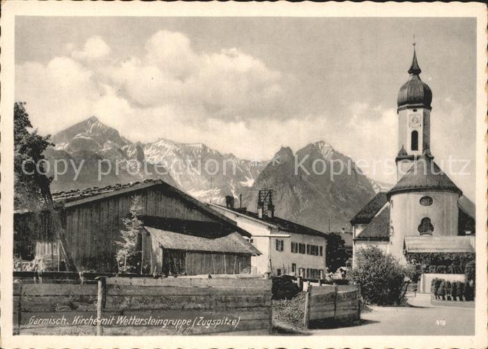 GARMISCH-PARTENKIRCHEN Bayern Kirche