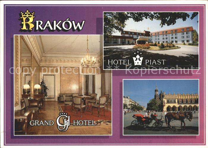 Krakow Krakau Hotel Palast Grand Hotels Pferdekutsche