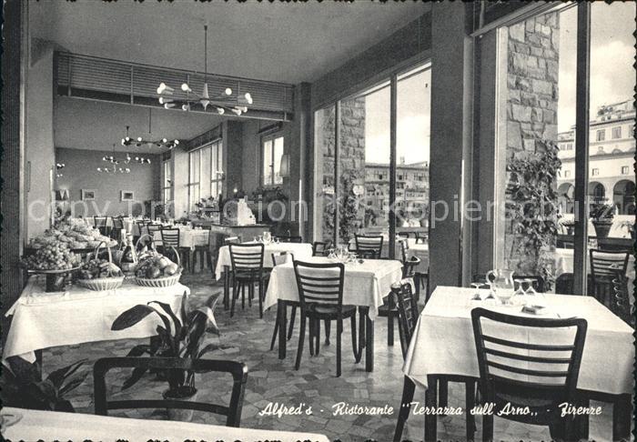 Firenze Florenz Alfreds Ristorante Terrazza sull Arno