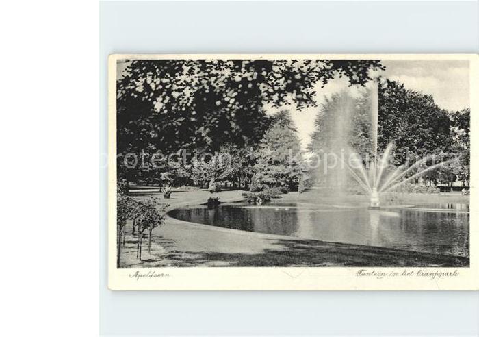 Apeldoorn Fontein in het Oranjepark