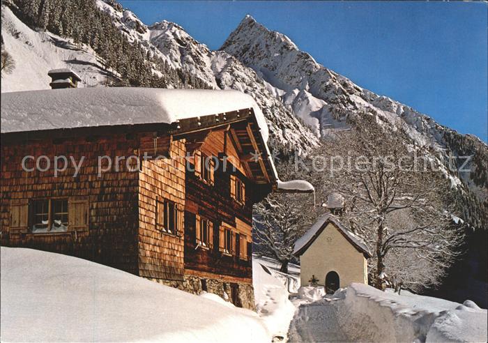 Gerstruben Kapelle Huette