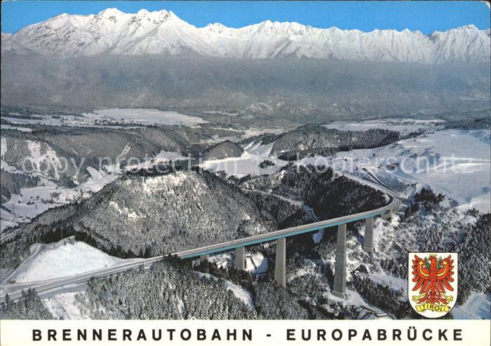 Innsbruck Brennerautobahn Europabruecke Fliegeraufnahme