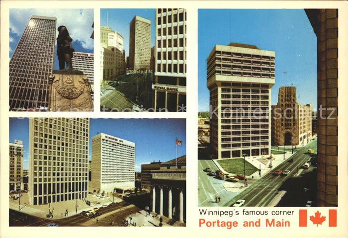 Winnipeg Portage Main famous corner