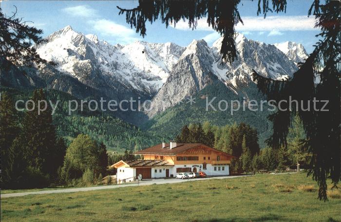 GARMISCH-PARTENKIRCHEN Bayern Berggasthof Cafe Almhuette
