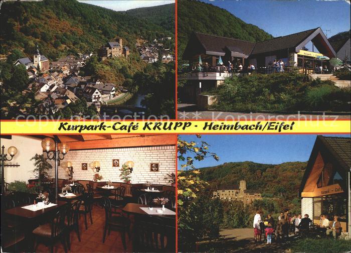 Heimbach Eifel Kurpark Cafe Krupp