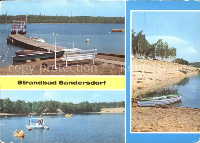 Sandersdorf Sachsen-Anhalt Strandbad Boote