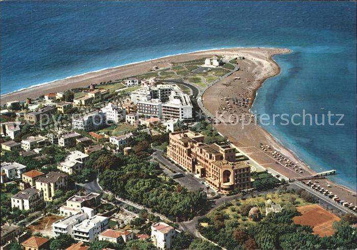 Rhodos Rhodes aegaeis Fliegeraufnahme