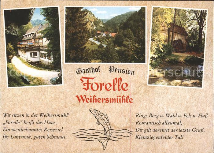 Weismain Gasthof Forelle Weihersmuehle