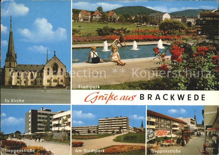Brackwede Westfalen Ev Kirche Stadtpark Treppenstrasse Am Stadtpark