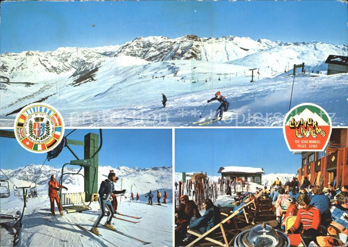 Livigno Campi da sci al M Sponda Alta VAltellina Lombardia