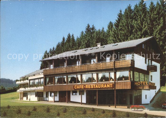 Schoenwald Schwarzwald Hotel Baeuerle Cafe Restaurant