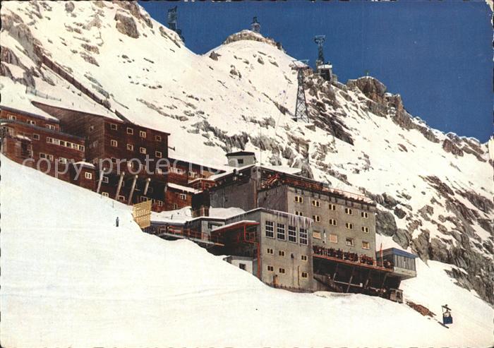 Zugspitze Zugspitzbahn Hotel Schneefernerhaus Hangbahn