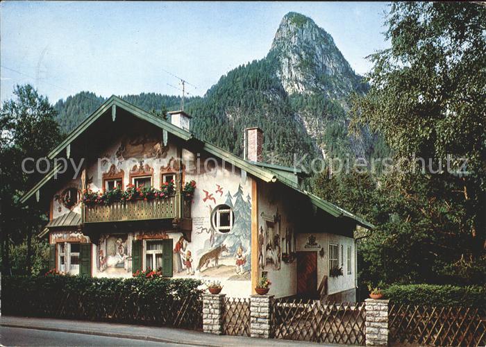 OBERAMMERGAU Bayern Rotkaeppchen Haus