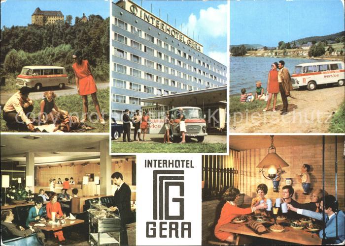 Gera Interhotel Schloss Burgk Hotelhalle Bierhoehler