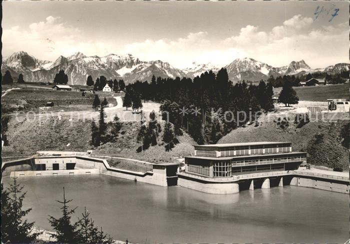 Muenchen Bayern Grosskraftwerk Rosshaupten Tiroler Allgaeuer Alpen