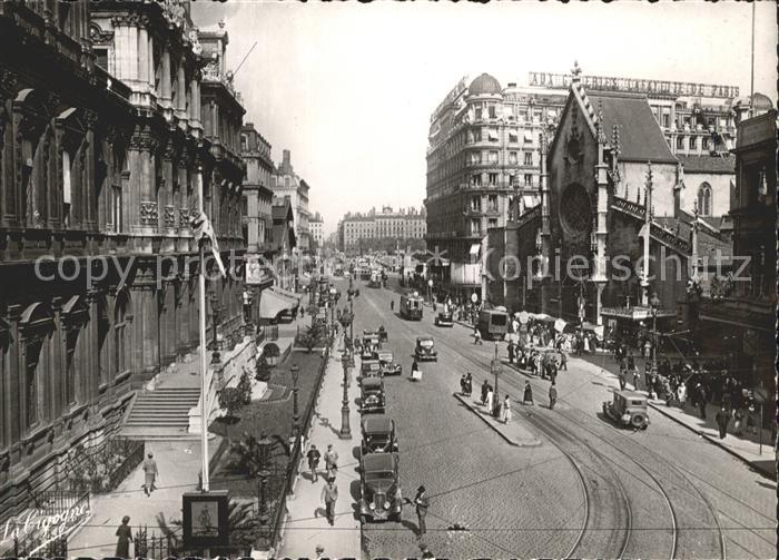 Lyon France Place Cordeliers Bourse St Bonaventure