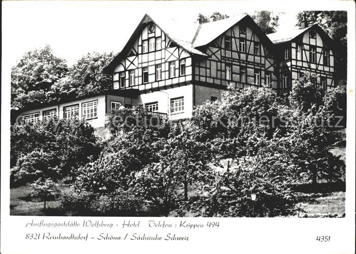 Reinhardtsdorf-Schoena Wolfsberg Hotel