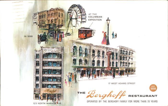 Chicago Illinois Berghoff Restaurant Columbian Exposition North Wabash Ave
