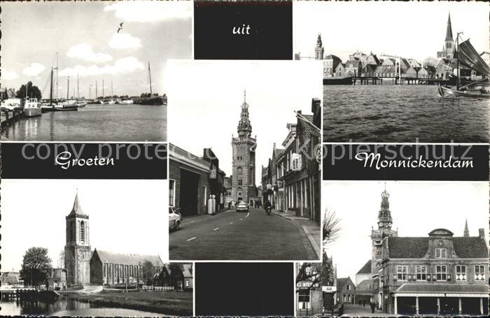 Monnickendam Hafen Kirche