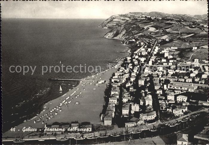 Gabicce Mare Fliegeraufnahme