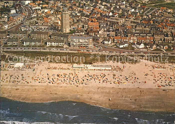 Zandvoort Holland Fliegeraufnahme