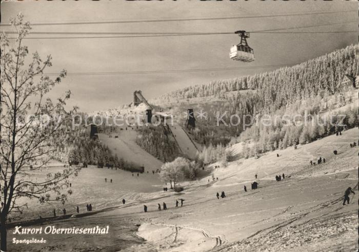 Oberwiesenthal Erzgebirge Sportgelaende Luftseilbahn