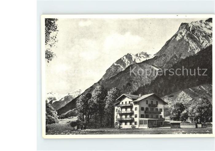 Hinterriss Tirol Herzogl Coburg Gasthof Alpenhof
