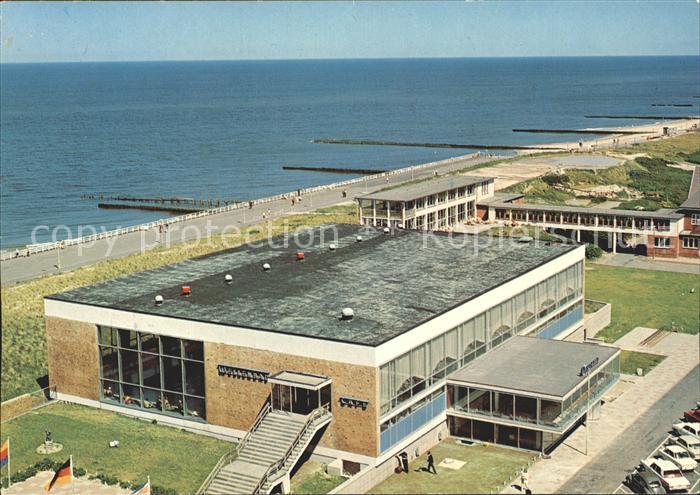 Westerland Sylt Fliegeraufnahme Meerwasser Wellenbad