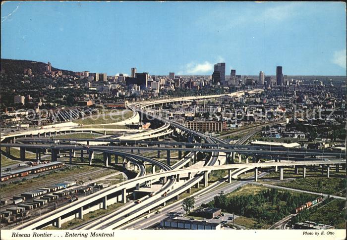 Montreal Quebec Roads Fliegeraufnahme