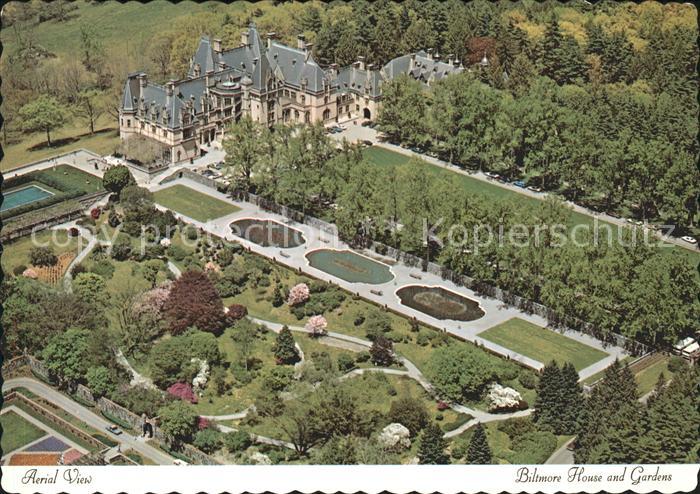 Asheville Fliegeraufnahme Biltmore House and Gardens