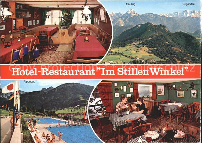 Pfronten Ostallgaeu Bayern Hotel Restaurant Im Stillen Winkel