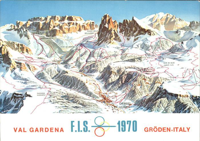 Groeden Val Gardena Liftkarte
