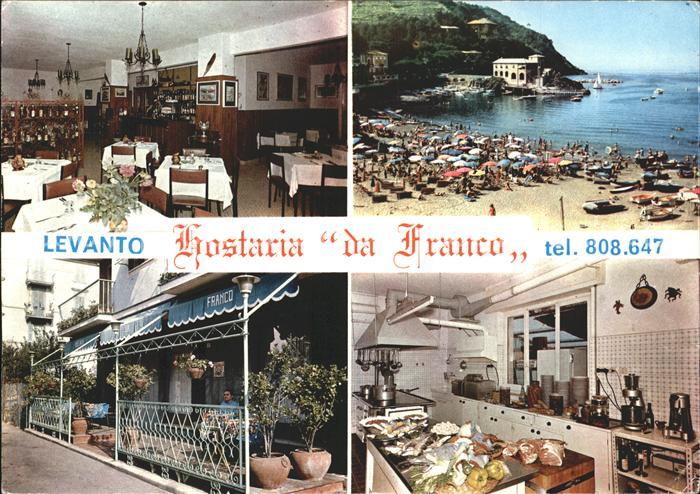 Levanto La Spezia Hostaria Da Franco