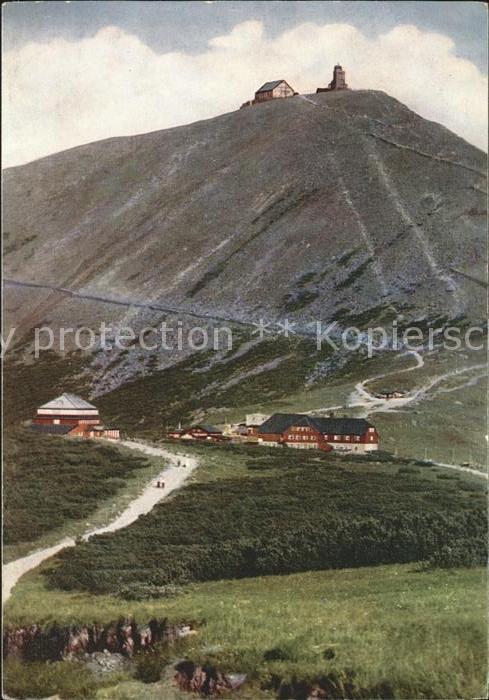 Schneekoppe Snezka Schleiserhaus Riesenbaute