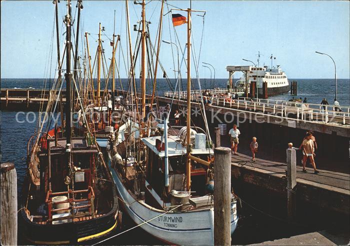 SYLT Insel Schleswig-Holstein Hafen Autofaehre