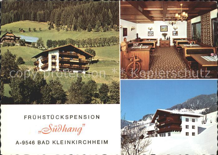 Bad Kleinkirchheim Kaernten Fruestueckspension Suedhang