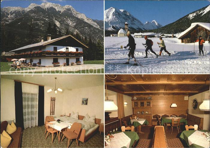 Leutasch Pension Waldruh Skifahrer