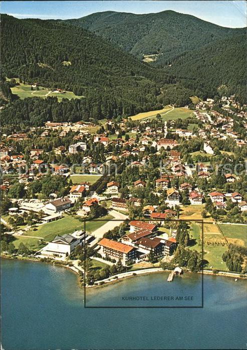 Bad Wiessee Hotel Lederer am See Fliegeraufnahme
