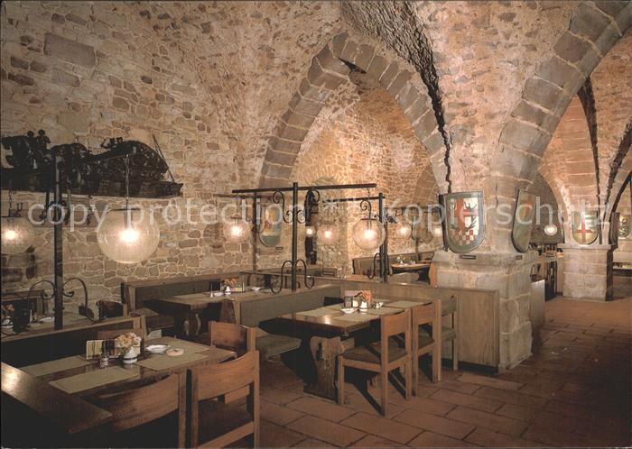 TRIER  CITY Restaurant Cafe Historische Keller Karstadt Kreuzgrat Gewoelbe