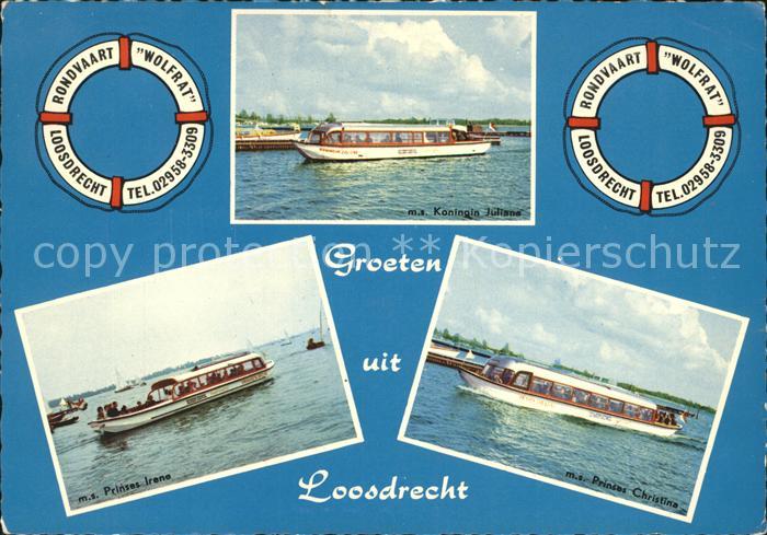 Loosdrecht Watersportbedrijf Koningin Juliane Prinses Irene Christina