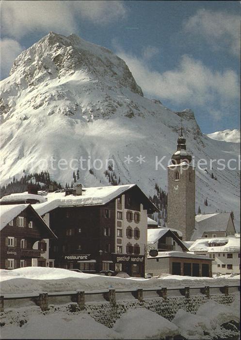 Lech Vorarlberg Hotel Sandhof Kirche