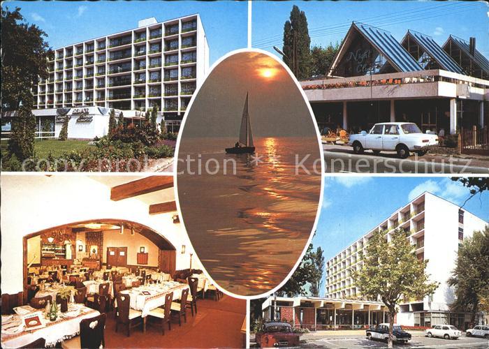 Siofok Hotel Speisesaal Bootspartie