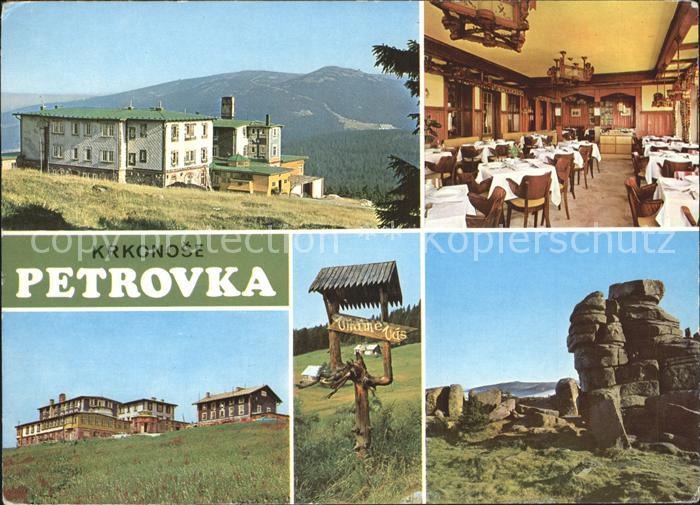 Krkonose Zotavvna ROH Petrova bouda v pozadi Maly Sislak