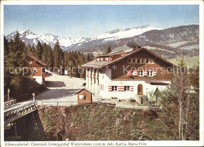 Kleinwalsertal Grenzgasthof Walzerschanz