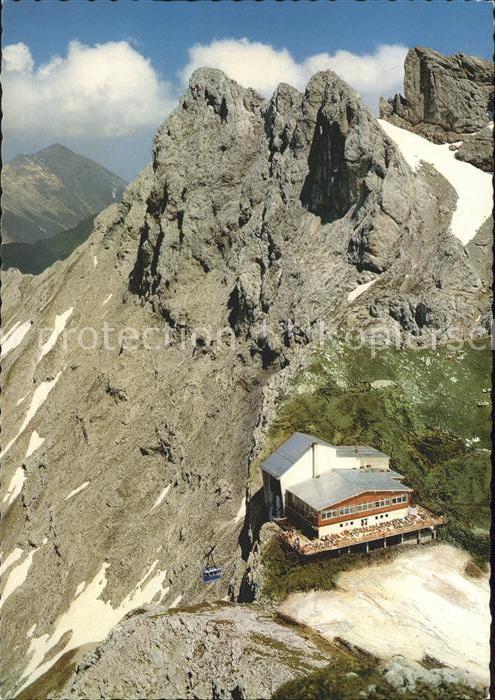 Mittenwald Karwendel Tirol Karwendelbahn Bergstation Fliegeraufnahme