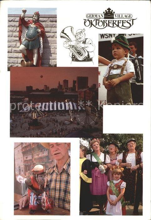 Columbus Ohio German Village Oktoberfest Teilansichten